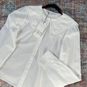 Zara button down shirt